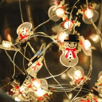 DekorTrend Fairy lights LED lampice sneško 20 kom toplo bele KDE 322-1 DekorTrend Fairy lights LED lampice sneško 20 kom toplo bele KDE 322-1